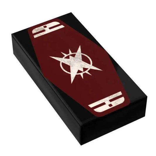  Red Ace Sabacc Card Custom Printed 1x2 Tile made using LEGO part - B3 Customs -  ToylandEU™