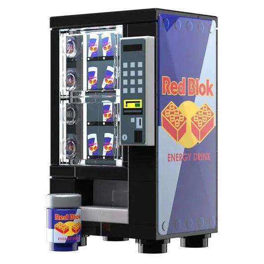 Red Blok Energy Drink Vending Machine made using LEGO parts - B3 Customs - ToylandEU