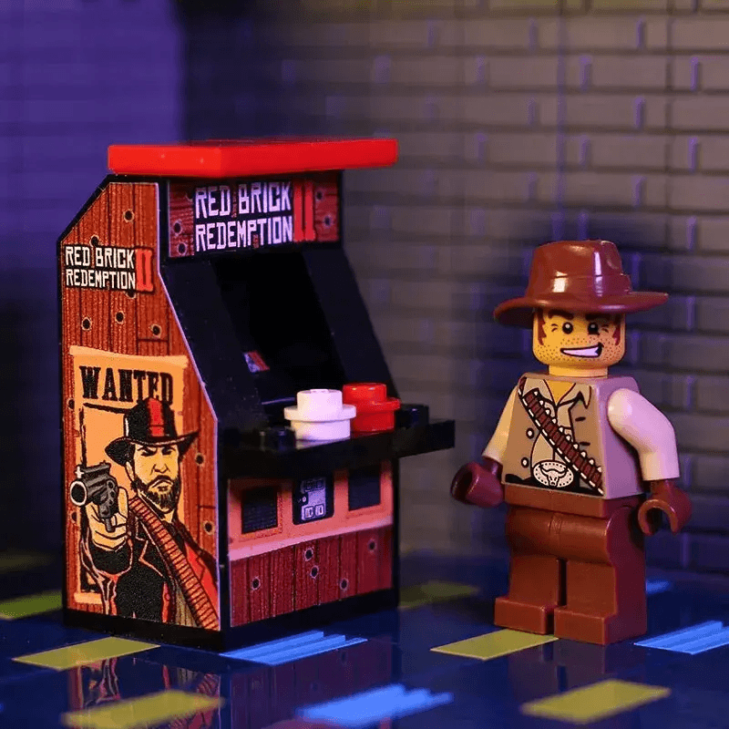 Red Brick Redemption II Minifig Arcade Game - ToylandEU