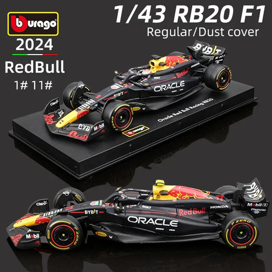 Red Bull F1 Diecast 1:43 RB20 Model Car Authentic Livery - ToylandEU