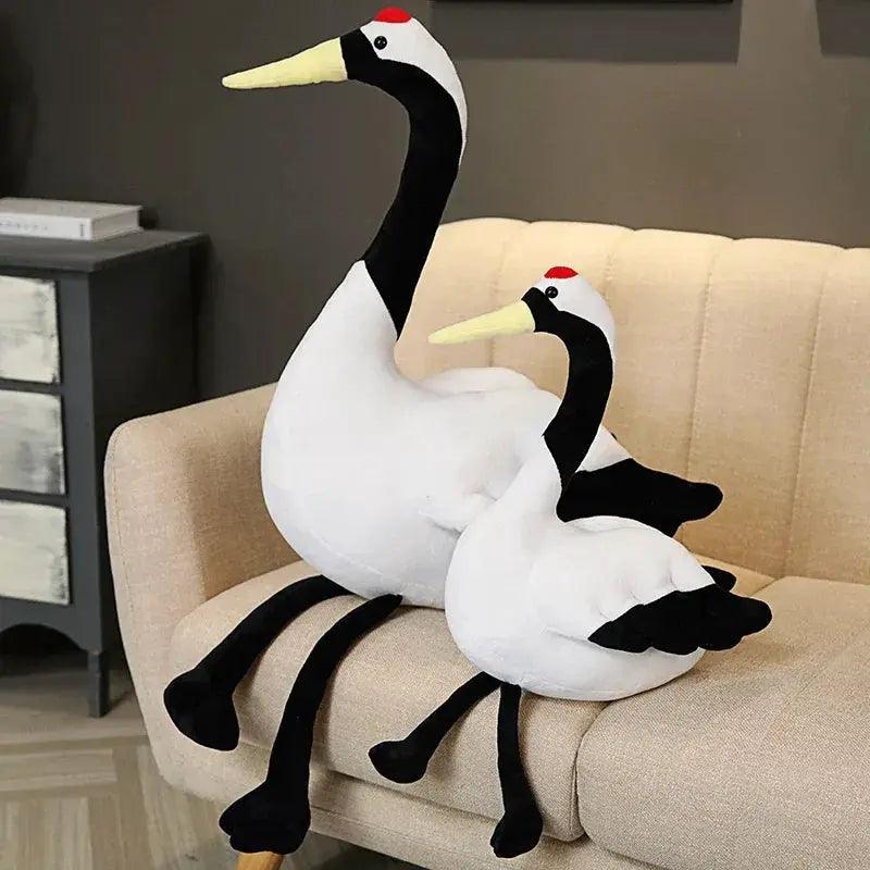  Red-Crowned Crane Plush Toy Lifelike 50 And 80 Cm Gift -  ToylandEU™