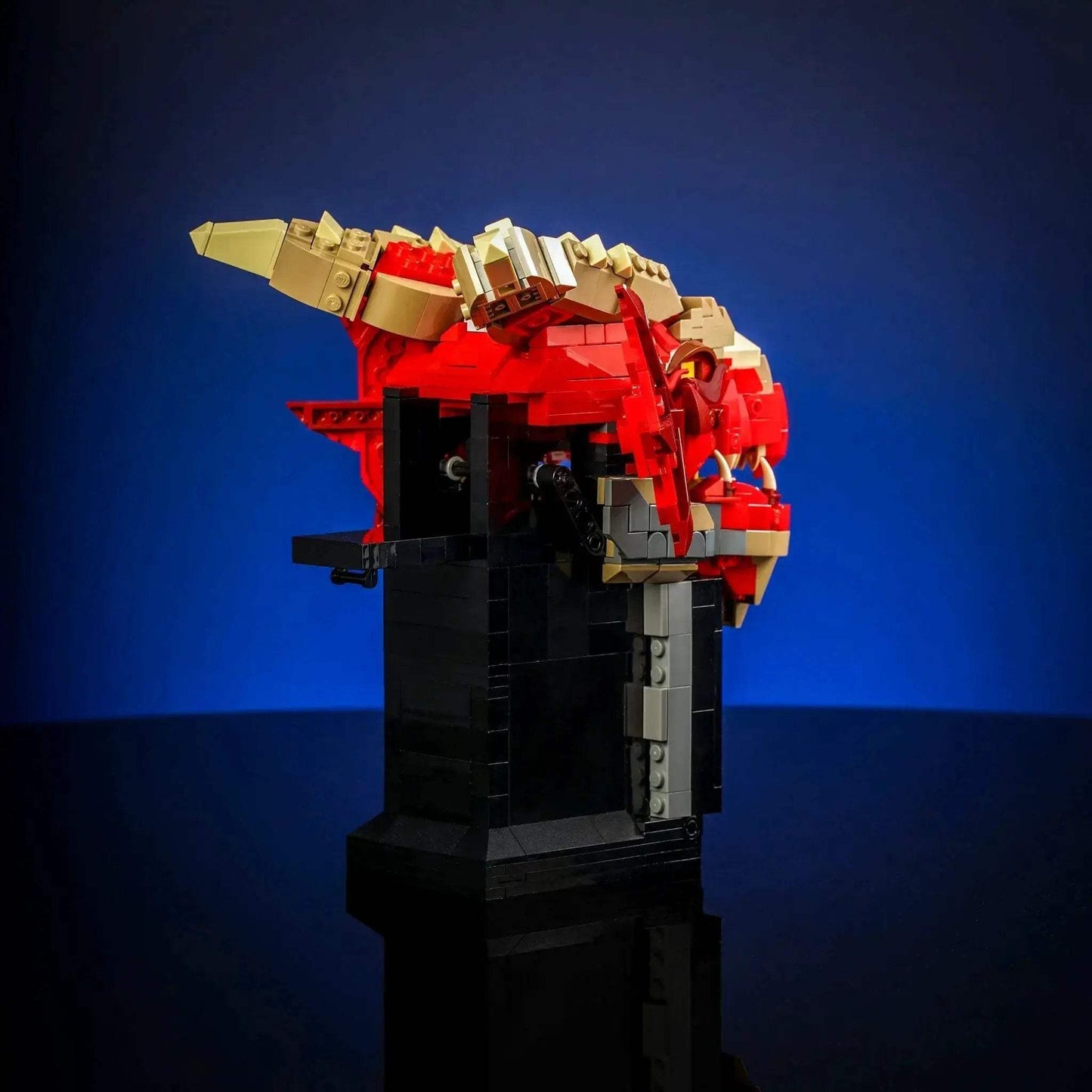 Dragon Dice Tower With LEGO Buildable Display Showpiece - ToylandEU