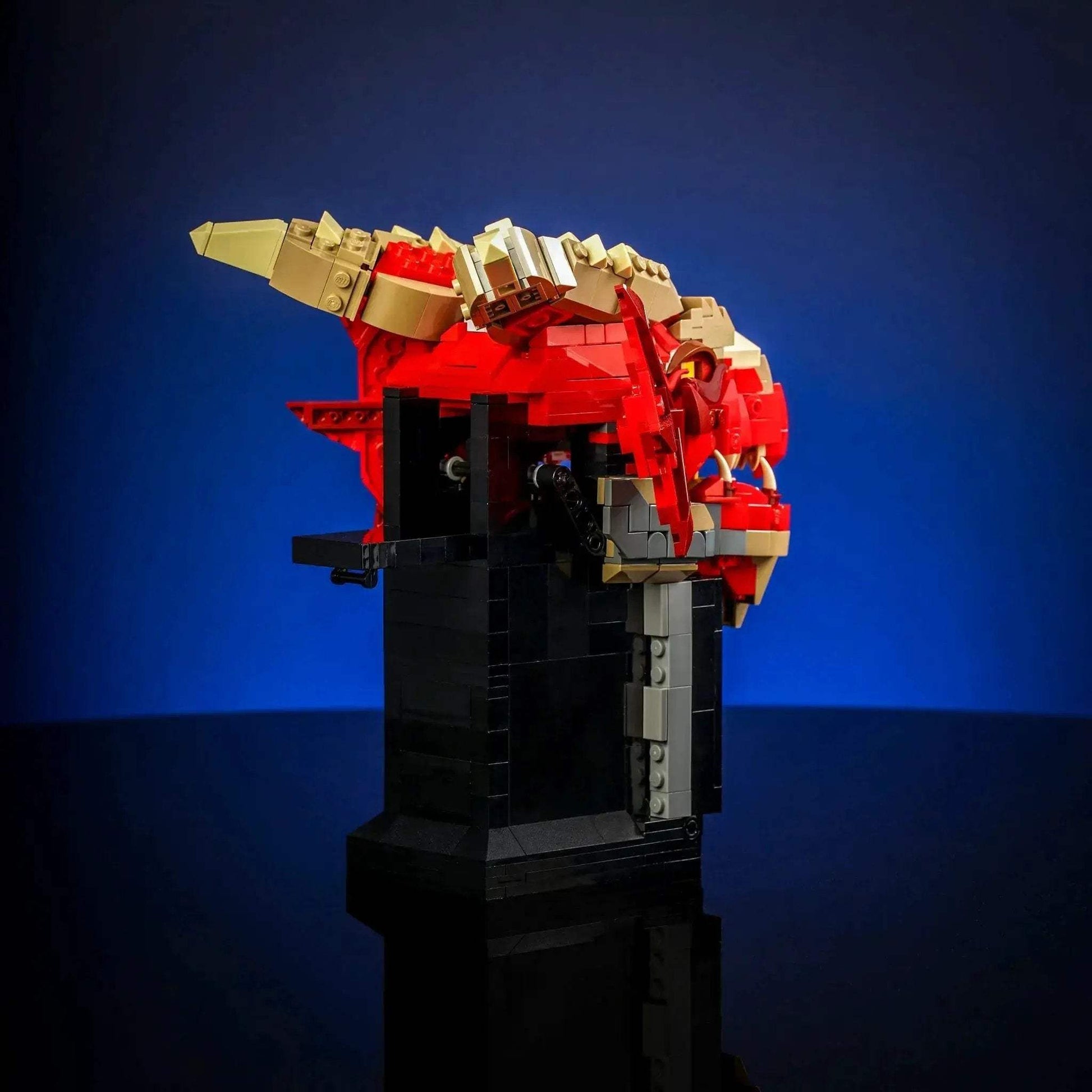 Dragon Dice Tower With LEGO Buildable Display Showpiece - ToylandEU
