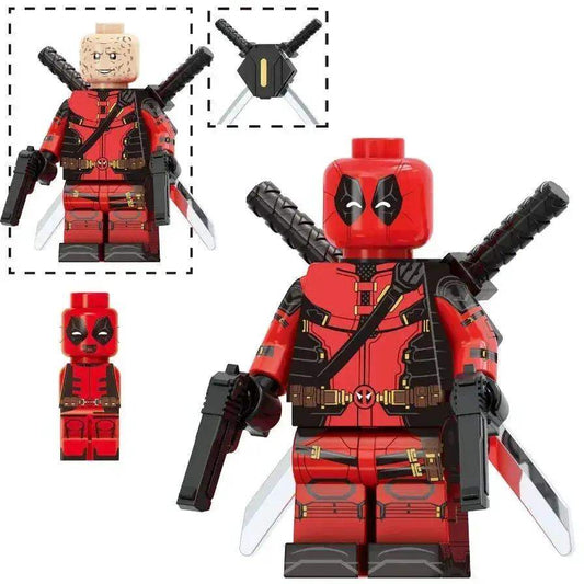  Lego Compatible Minifig Custom Red Mercenary Figure -  ToylandEU™