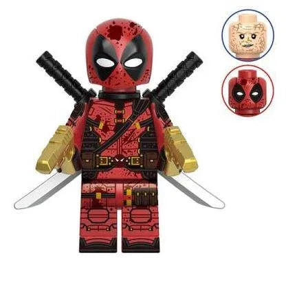 Custom Figure LEGO Compatible Red Mercenary Figure - ToylandEU