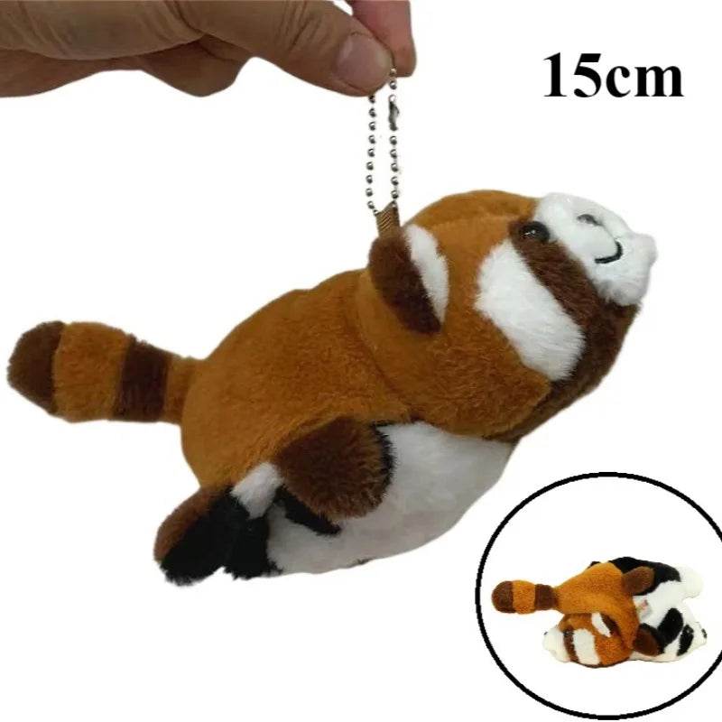 Red Panda Plush Backpack Cute Plushie Doll Women Crossbody Fur Soft Shoulder Bag for Camping Travel Party Female Birthday Gift - ToylandEU