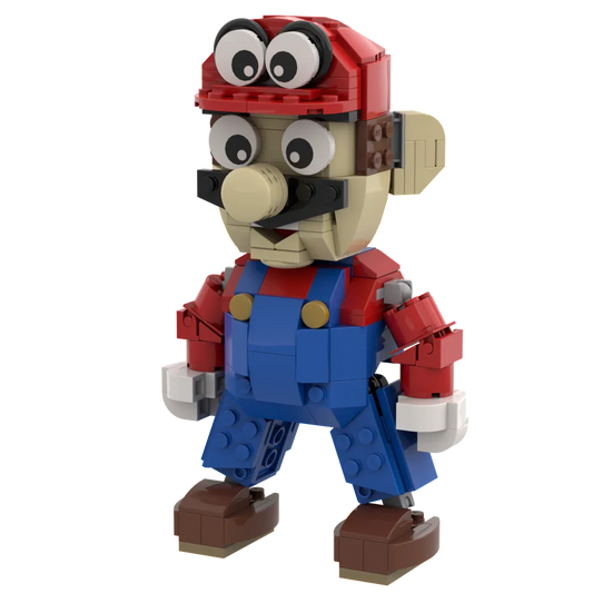 Red Power Plumber MOC made using LEGO parts - ToylandEU