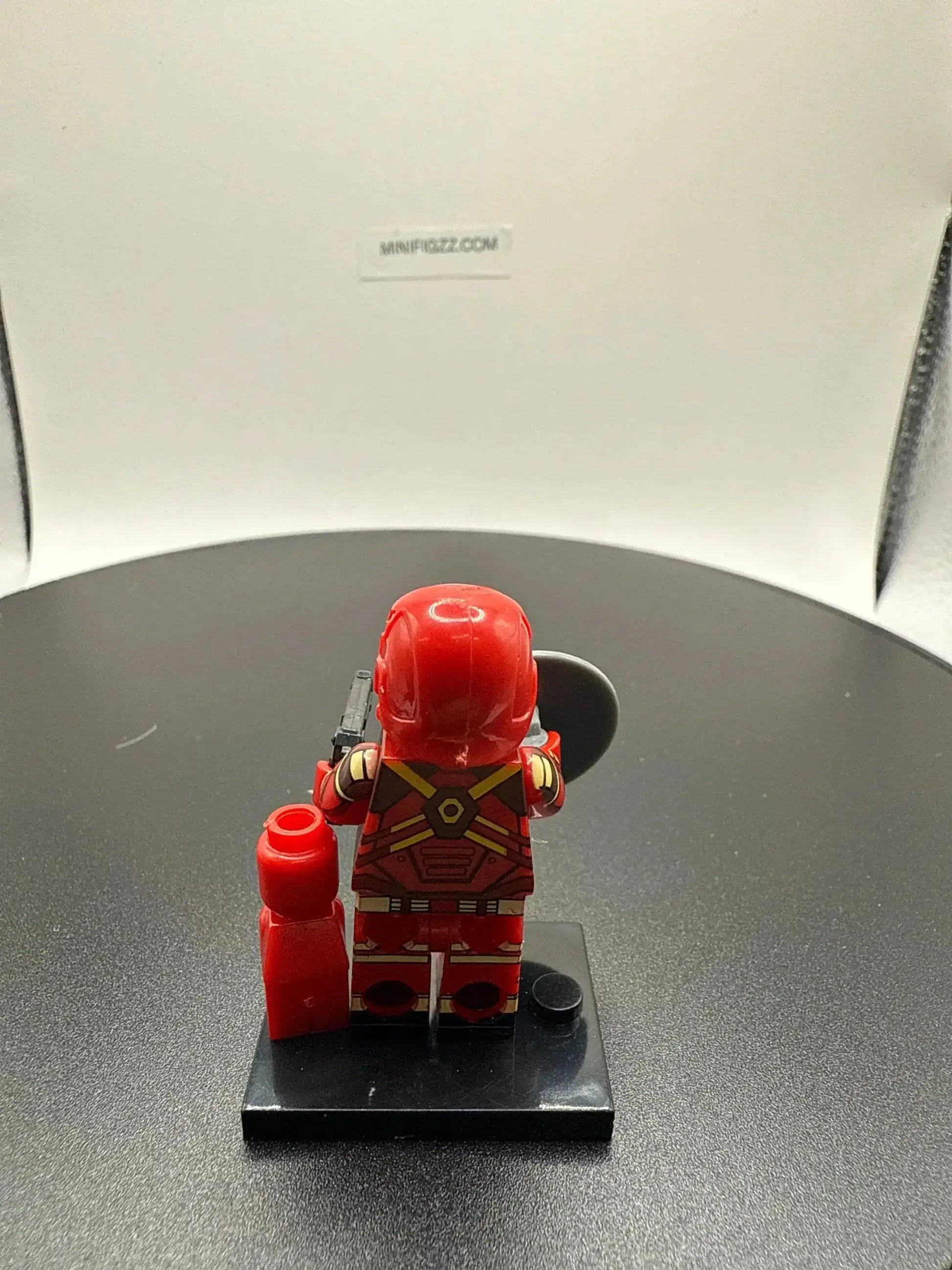 Red Super Soldier Figure Lego Compatible ABS Plastic Standard Figure Scale - ToylandEU