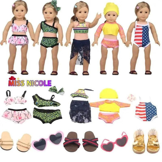  Refreshing Doll Bikini Accessory Set 5Pc Toyland EU -  ToylandEU™