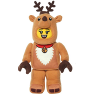 LEGO® Reindeer Girl Plush Toy | Reindeer Costume Character | Ages 4+