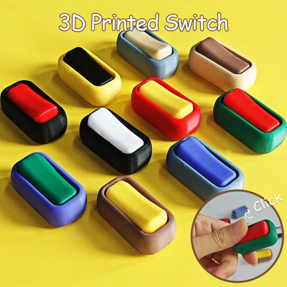 Relaxing Fidget Toy Switches 3D Printed For Stress Relief - ToylandEU