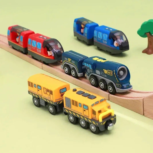 Reliable Battery Powered Locomotive Train Set For Wooden Tracks - ToylandEU
