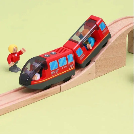 Reliable Battery Powered Locomotive Train Set For Wooden Tracks - ToylandEU