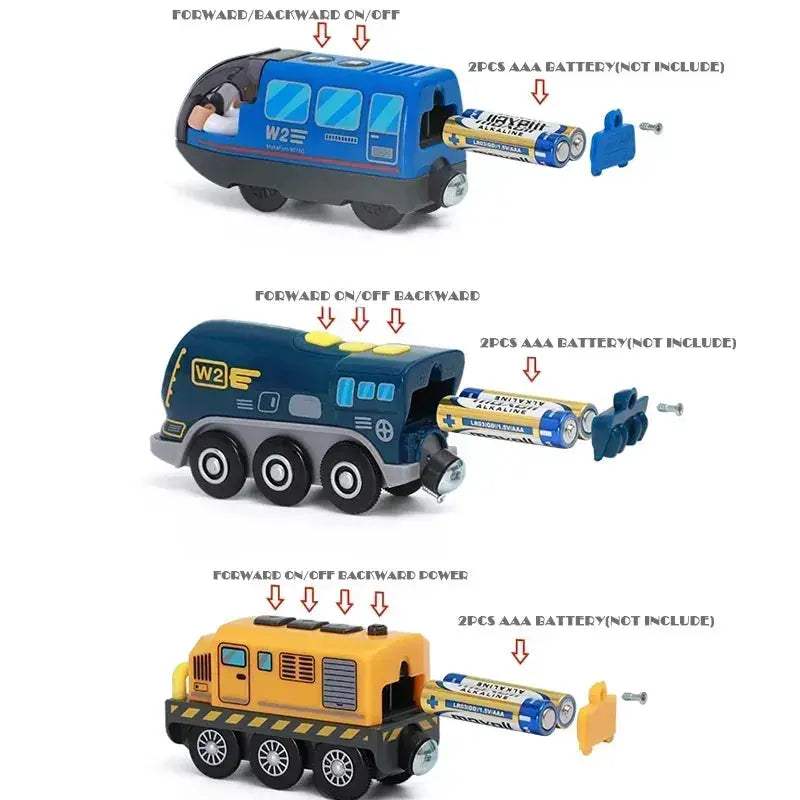  Battery Powered Locomotive Train Set CE Certified -  ToylandEU™