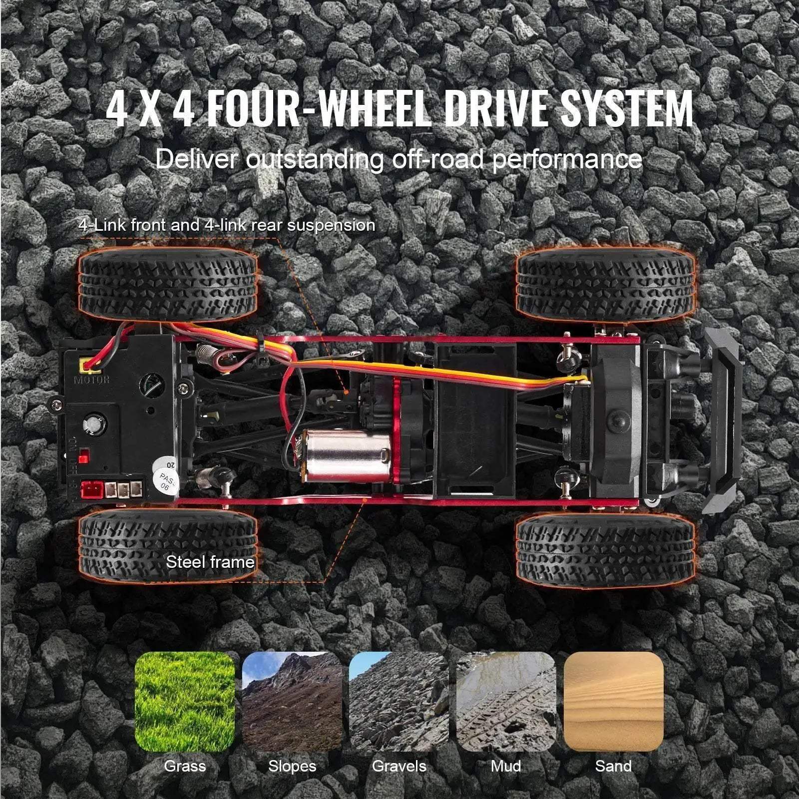  Reliable RC Car All Terrain 4WD With Lights Toyland EU -  ToylandEU™