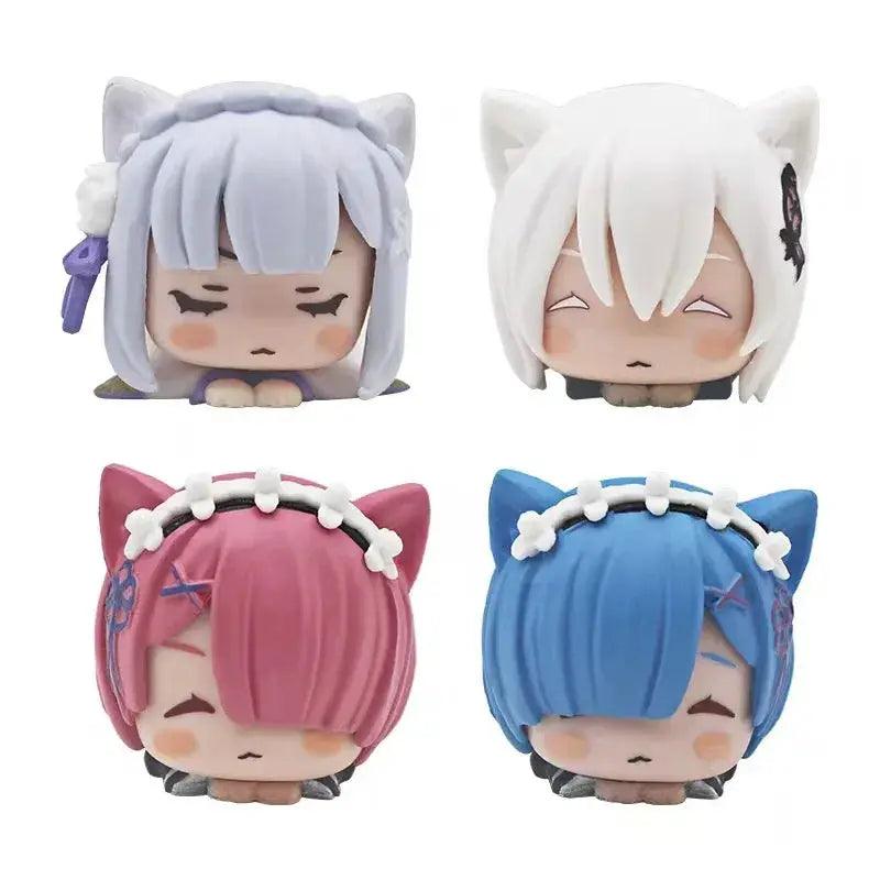  Rem Figure Cute Kawaii PVC Figure 6cm Desktop Figurine -  ToylandEU™