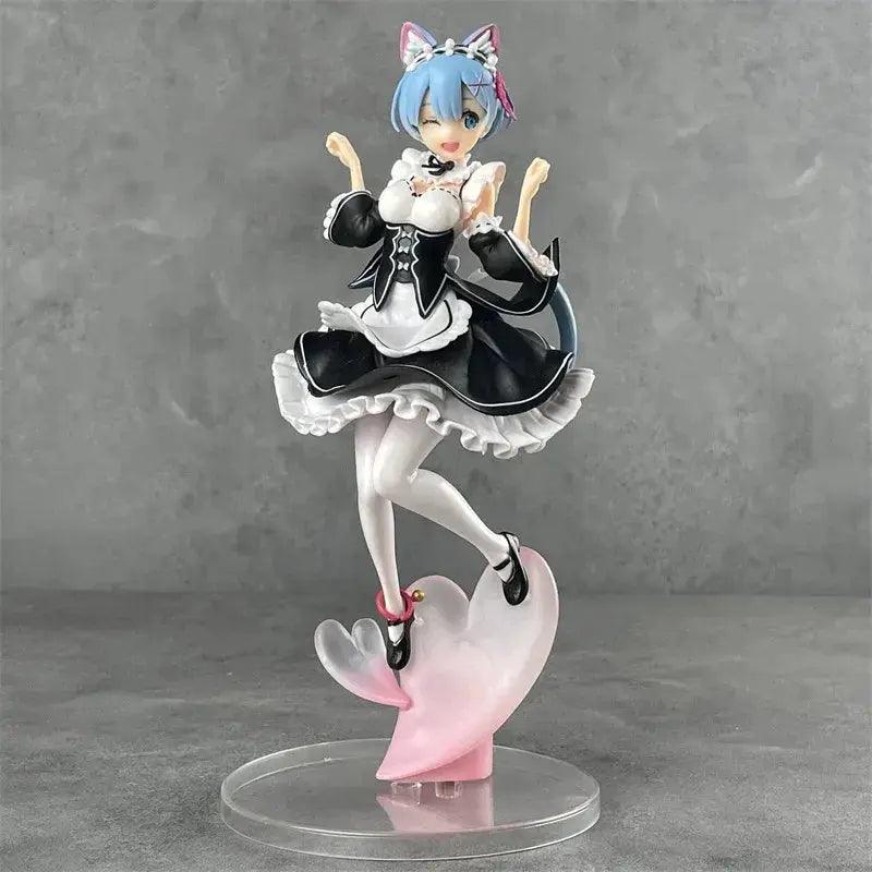  Rem Nekomimi Anime Figurine, Re:ZERO Starting Life In Another World Action Figures 22 CM -  ToylandEU™