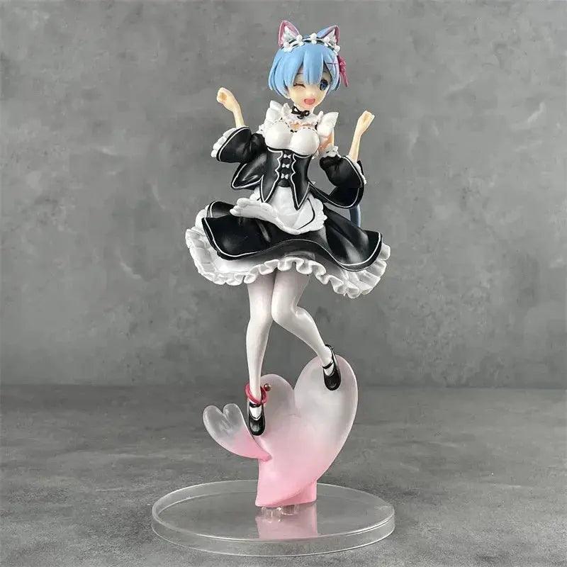  Rem Nekomimi Anime Figurine, Re:ZERO Starting Life In Another World Action Figures 22 CM -  ToylandEU™
