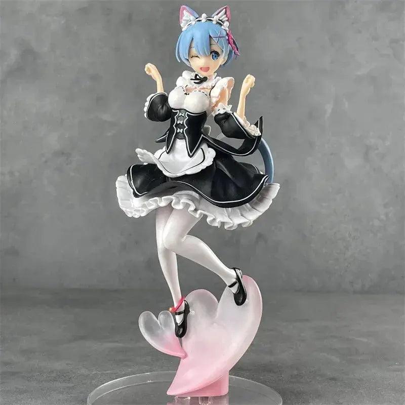  Rem Nekomimi Anime Figurine, Re:ZERO Starting Life In Another World Action Figures 22 CM -  ToylandEU™