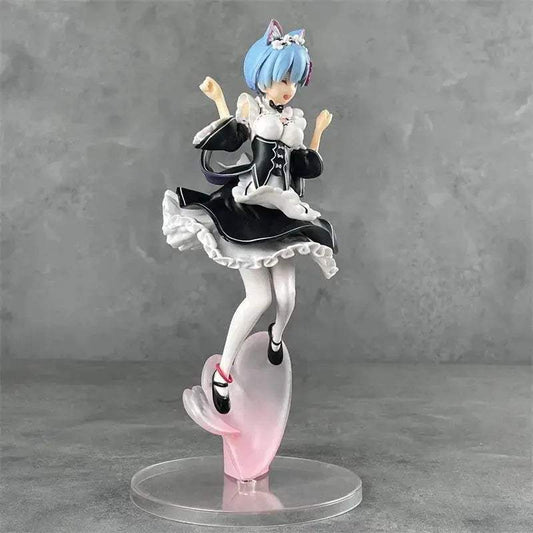  Rem Nekomimi Anime Figurine, Re:ZERO Starting Life In Another World Action Figures 22 CM -  ToylandEU™