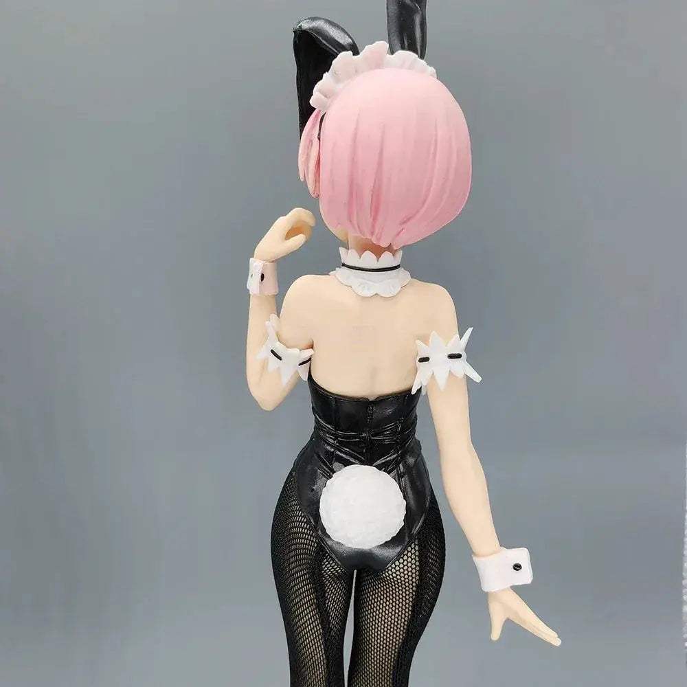 Rem and Ram Twins Bunny Outfit Anime Figurines, Re:ZERO Starting Life in Another World Action Figures - ToylandEU