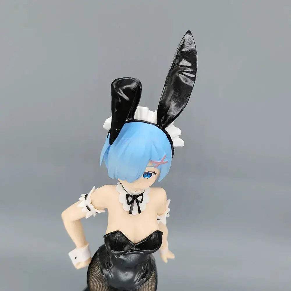 Rem and Ram Twins Bunny Outfit Anime Figurines, Re:ZERO Starting Life in Another World Action Figures - ToylandEU