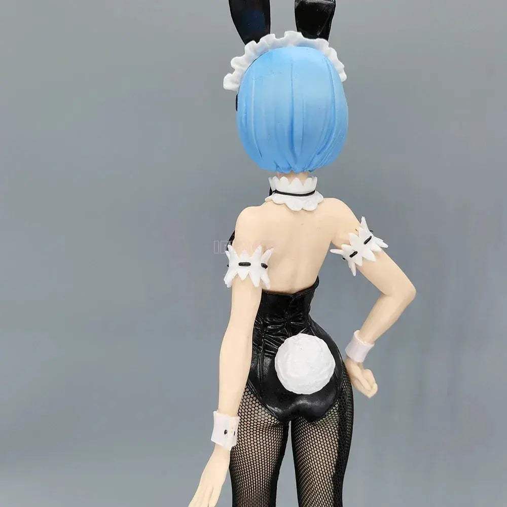 Rem and Ram Twins Bunny Outfit Anime Figurines, Re:ZERO Starting Life in Another World Action Figures - ToylandEU