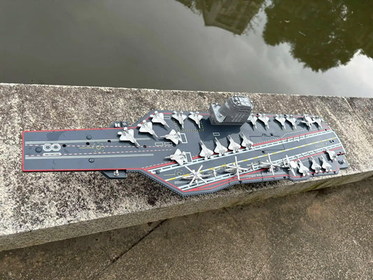  Remote Control Aircraft Carrier Ship 70CM Dual RC Boat -  ToylandEU™