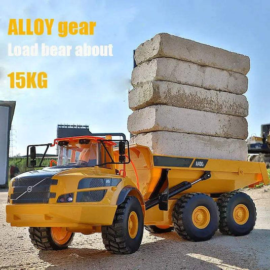  Remote Control Articulated Dump Truck RC Car Durable -  ToylandEU™