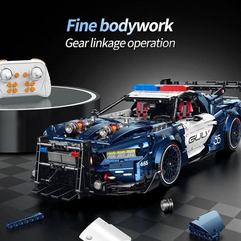 Remote Control Block Car | Police City | Toylandeu™