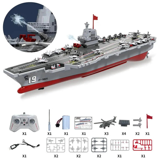  Remote Control Boat 2 4G Water Sprayer Battleship Pro -  ToylandEU™