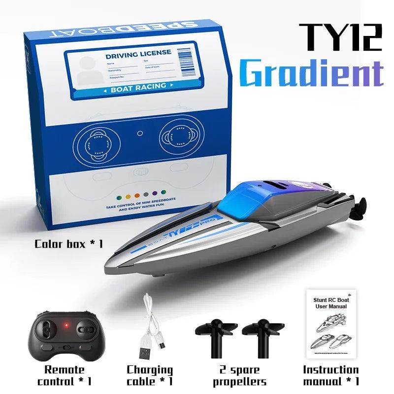 Remote Control Boat 2.4G Waterproof Stunt | Toylandeu™