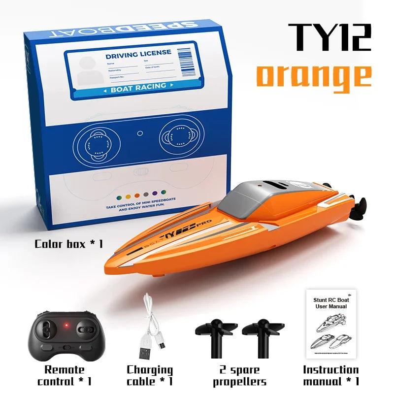  Remote Control Boat 2.4G Waterproof Stunt | Toylandeu™ 