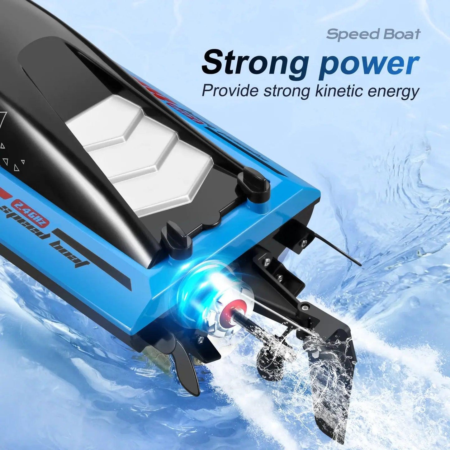  Remote Control Boat High Speed 40 Kmh Waterproof RC Boat -  ToylandEU™