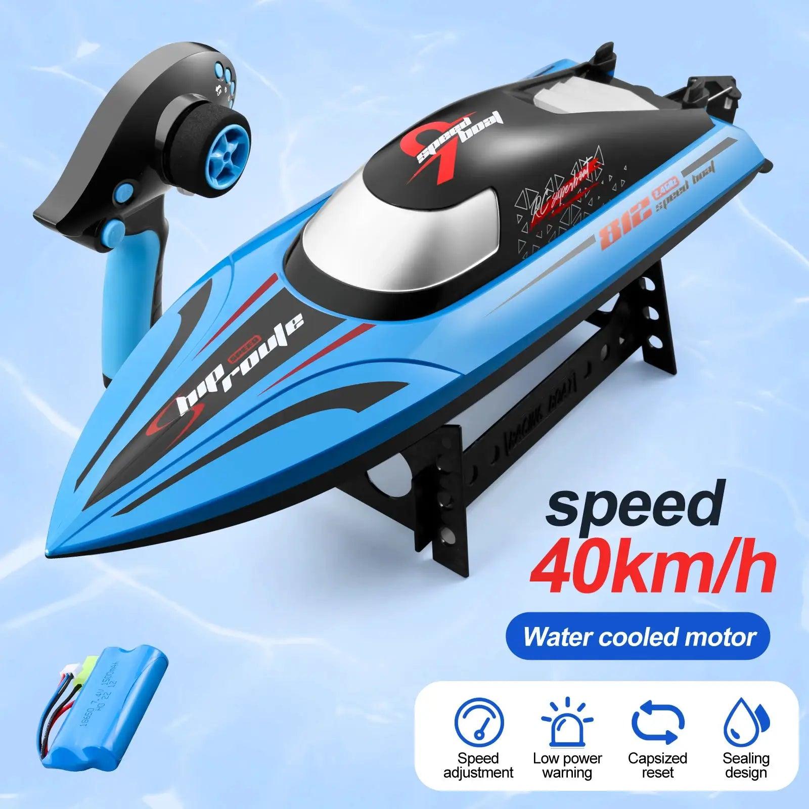  Remote Control Boat High Speed 40 Kmh Waterproof RC Boat -  ToylandEU™