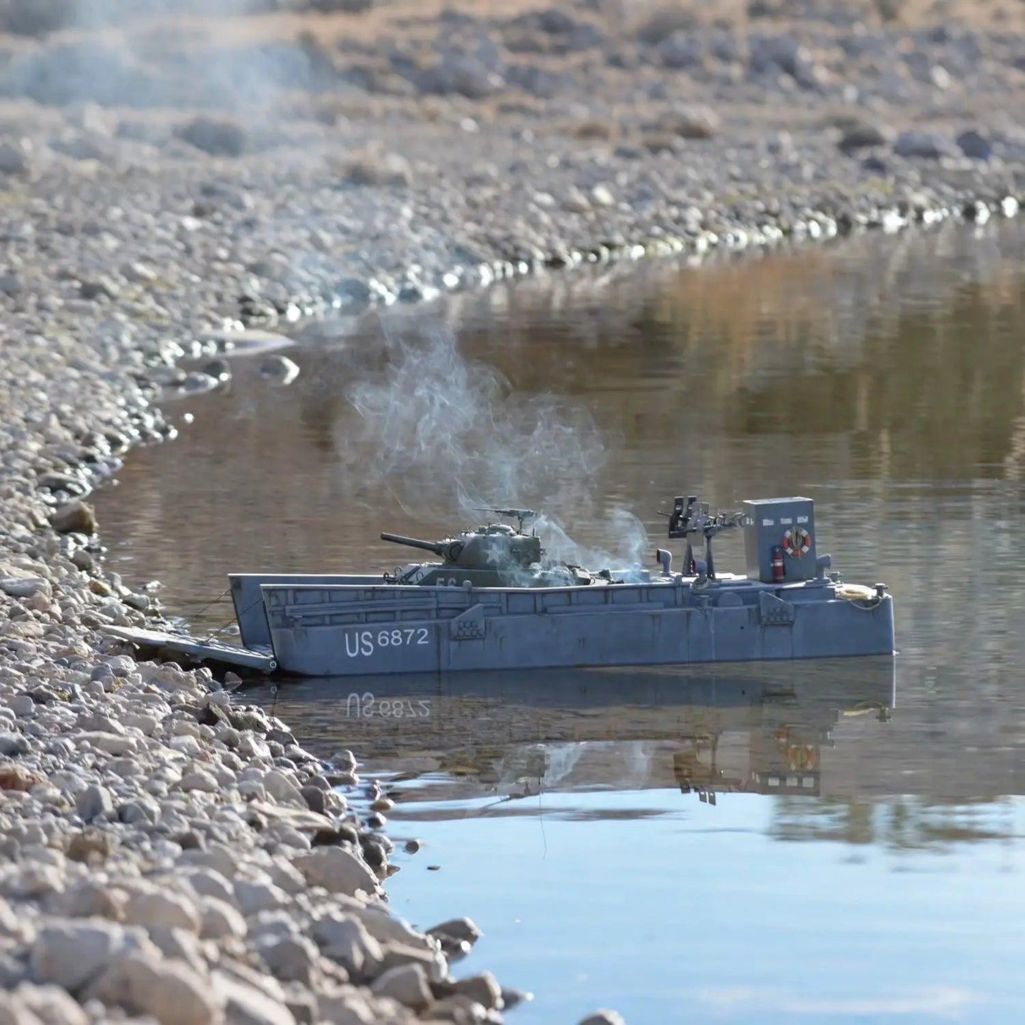  Remote Control Boat 94cm Warship Richly Detailed -  ToylandEU™
