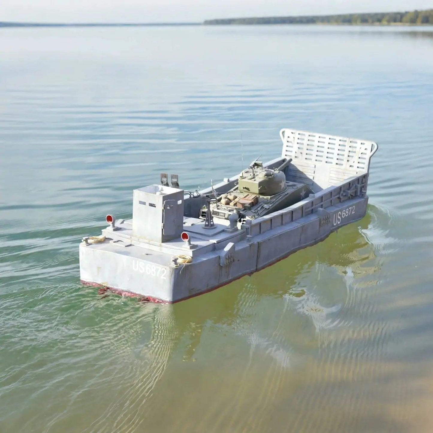  Remote Control Boat 94cm Warship Richly Detailed -  ToylandEU™