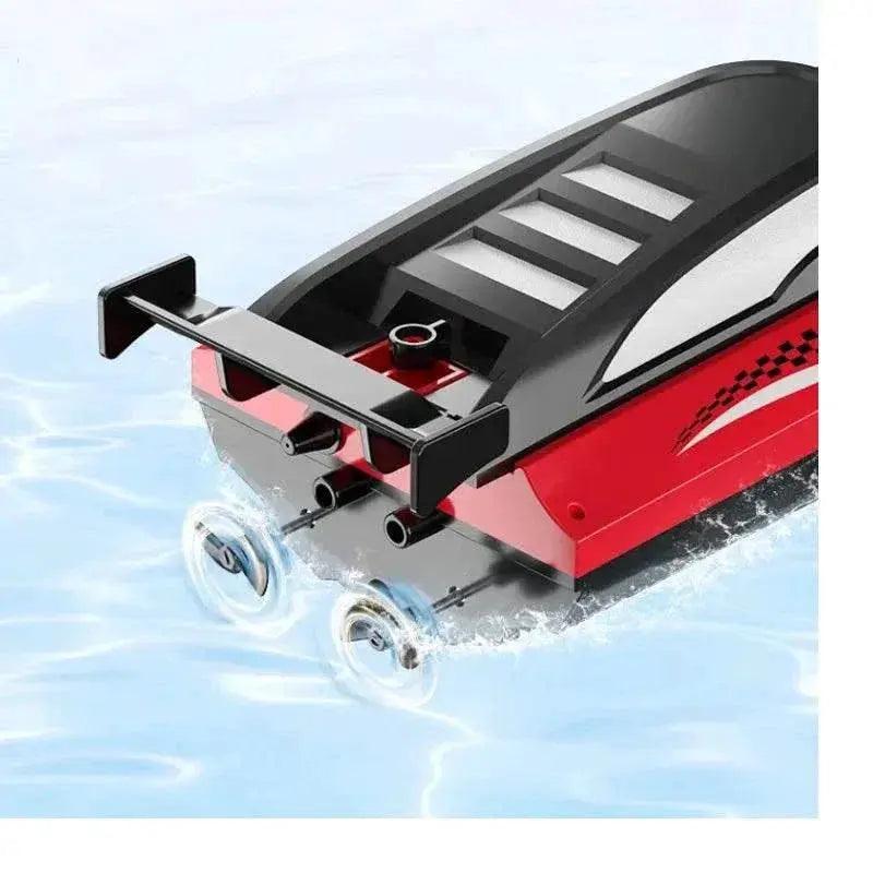  RC High-Speed Electric Remote Control Boat with 2.4G Technology - Double Spiral Pulp Design -  ToylandEU™