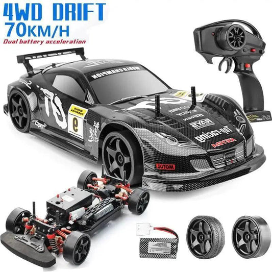  1:10 70km/H Remote Control Car 4WD High Speed Drift -  ToylandEU™