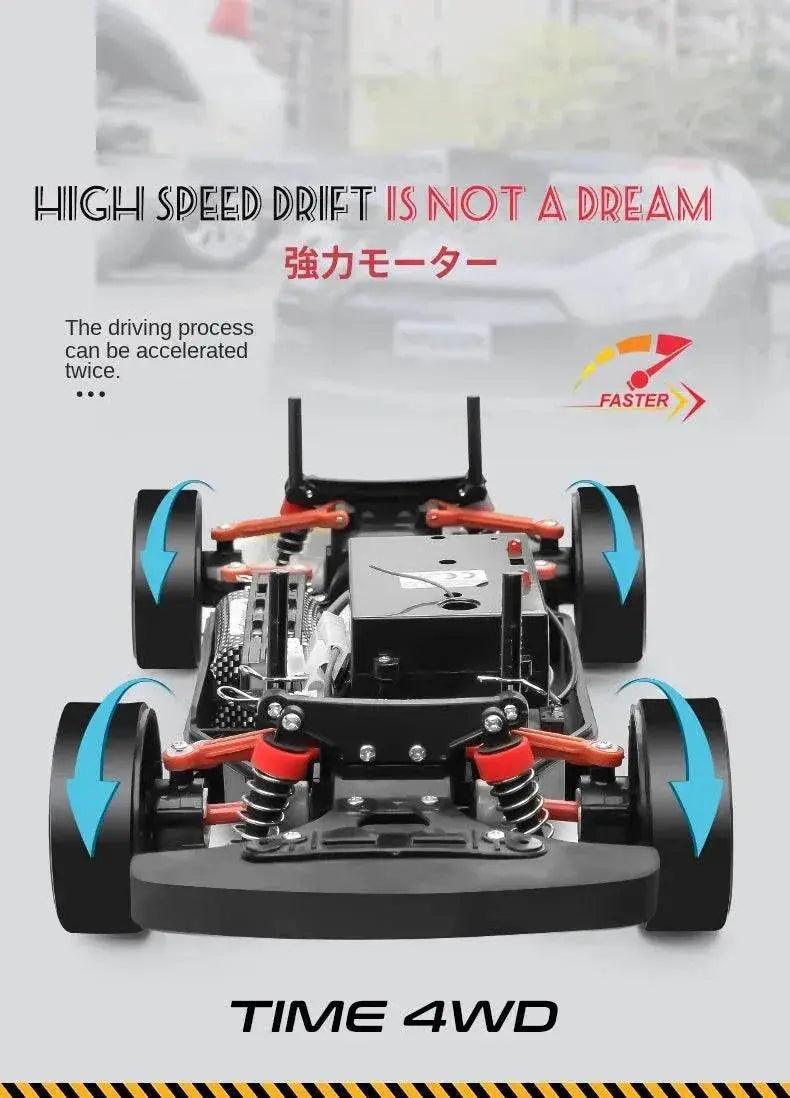  1:10 70km/H Remote Control Car 4WD High Speed Drift -  ToylandEU™