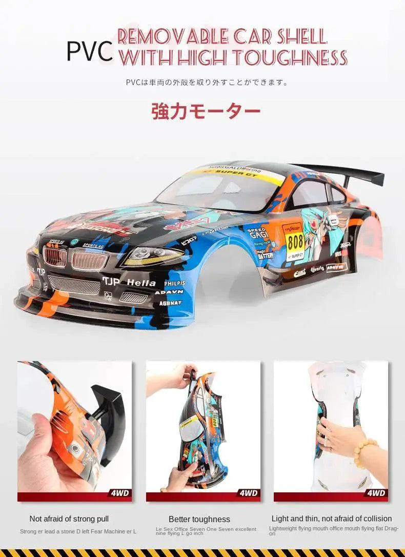  1:10 70km/H Remote Control Car 4WD High Speed Drift -  ToylandEU™