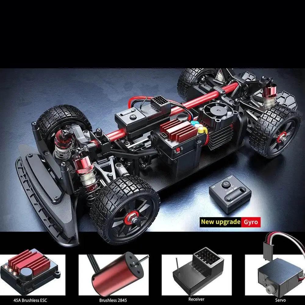  RC MJX 14301 V2.0 1/14 Scale 55km/h Brushless 4WD Remote Control Car -  ToylandEU™