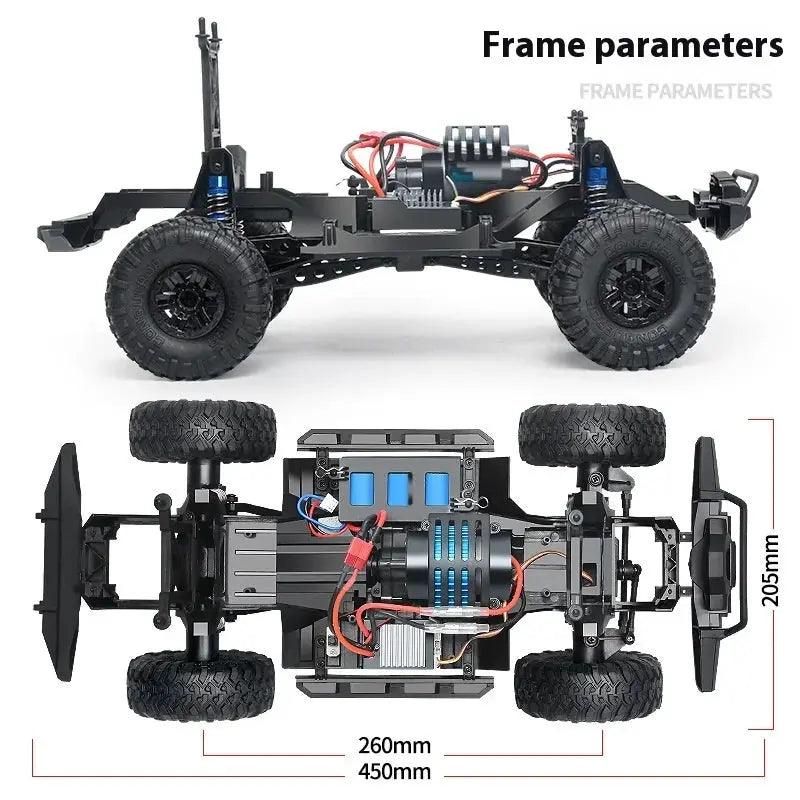  Remote Control Car 4WD All Terrain Monster Truck Toy Rugged -  ToylandEU™