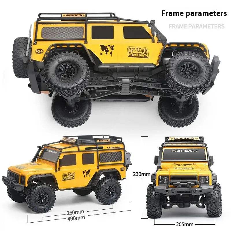  Remote Control Car 4WD All Terrain Monster Truck Toy Rugged -  ToylandEU™