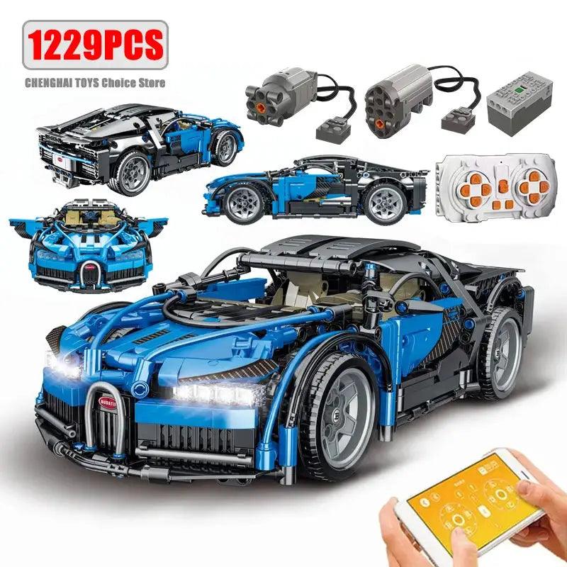  Remote Control Car Building Blocks Supercar Kit -  ToylandEU™