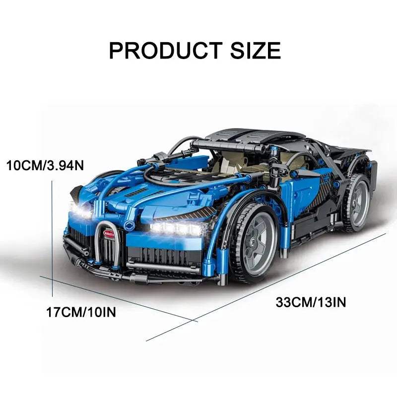  Remote Control Car Building Blocks Supercar Kit -  ToylandEU™