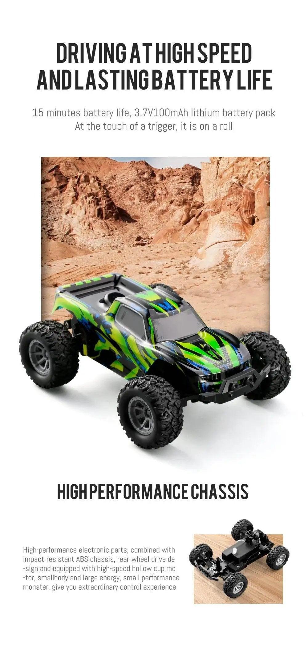  1:32 Proportion Remote Control Car Max 20 Km/h 2.4Ghz High-Speed All-Terrain Electric Toy -  ToylandEU™