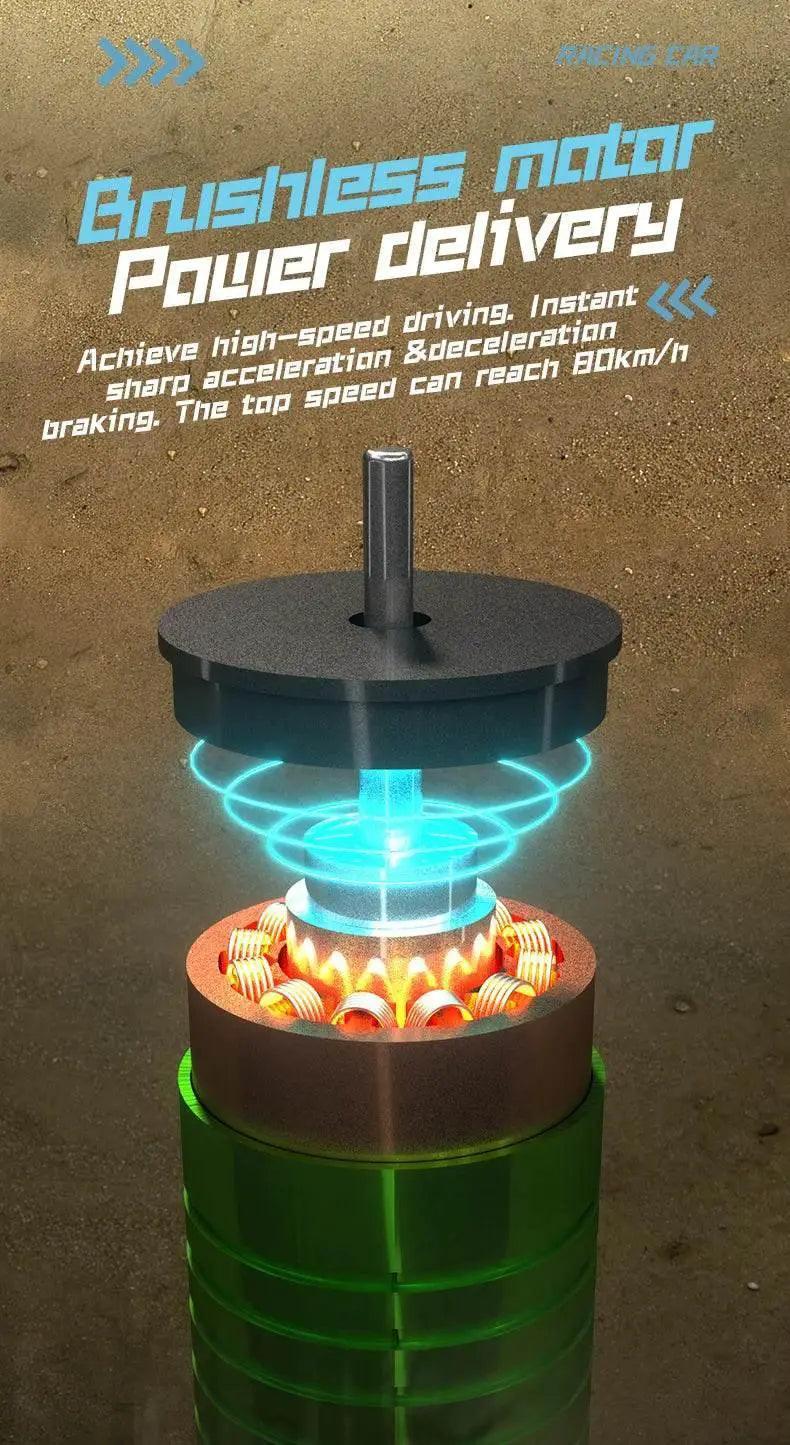  RC SG116 MAX 1:16 High-Speed 4WD RC Drift Racing Monster Truck - 70KM/H Off-Road Remote Control Car for Kids -  ToylandEU™