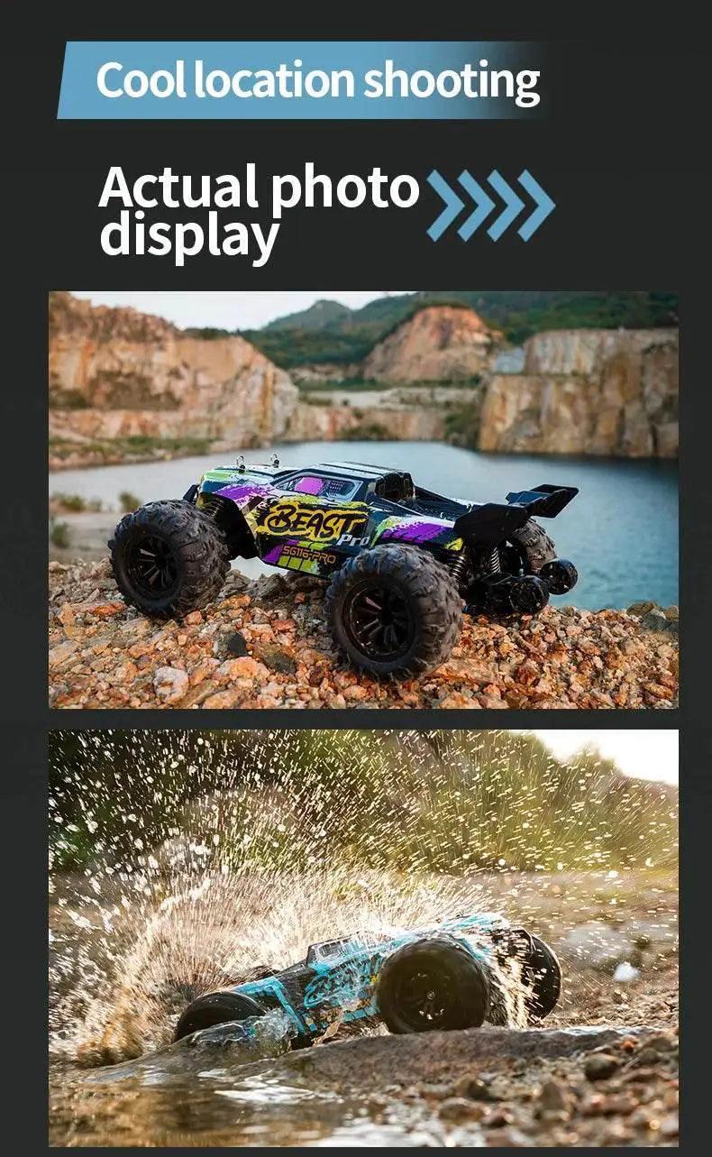  RC SG116 MAX 1:16 High-Speed 4WD RC Drift Racing Monster Truck - 70KM/H Off-Road Remote Control Car for Kids -  ToylandEU™