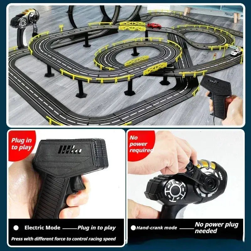 Remote Control Car Track Racing Toy For Two Players - ToylandEU